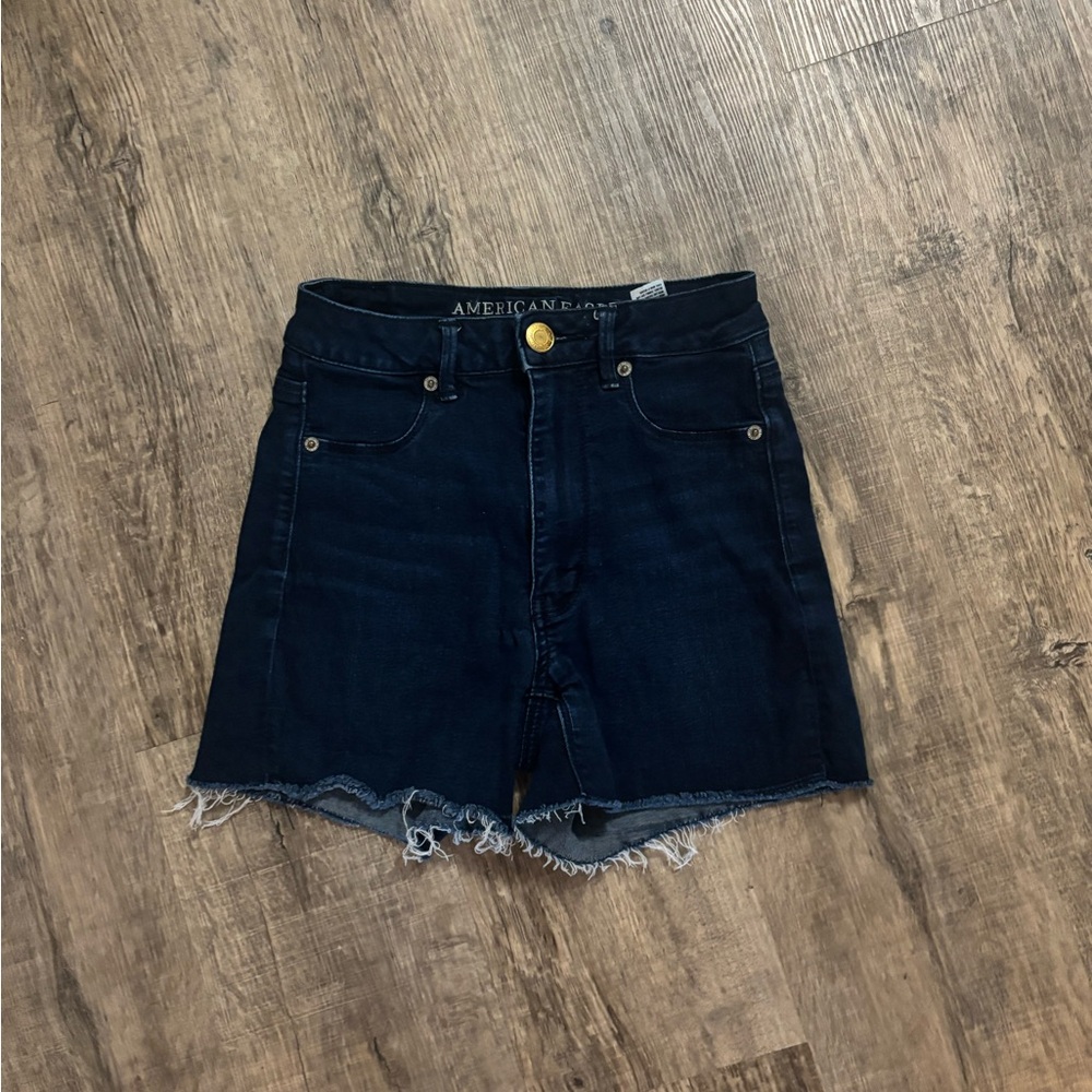 American Eagle Outfitters Navy Denim Shorts